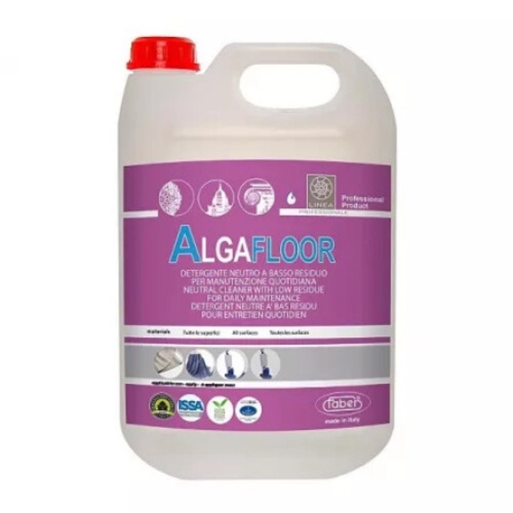 Detergent Ph neutru Algafloo pentru curatarea zilnica a marmurei, granitului, travertinului si gresiei, 1l, Faber
