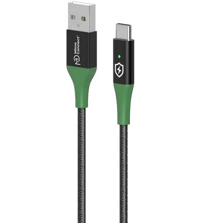Захранващ кабел, MicroConnect, Smart Charge, 2 м, USB-A към USB-C