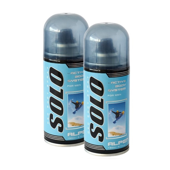 2x Solo Alpen férfi dezodor készlet 75 ml