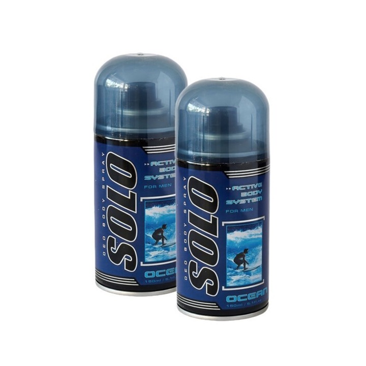 2x Solo men Ocean dezodor készlet 75 ml