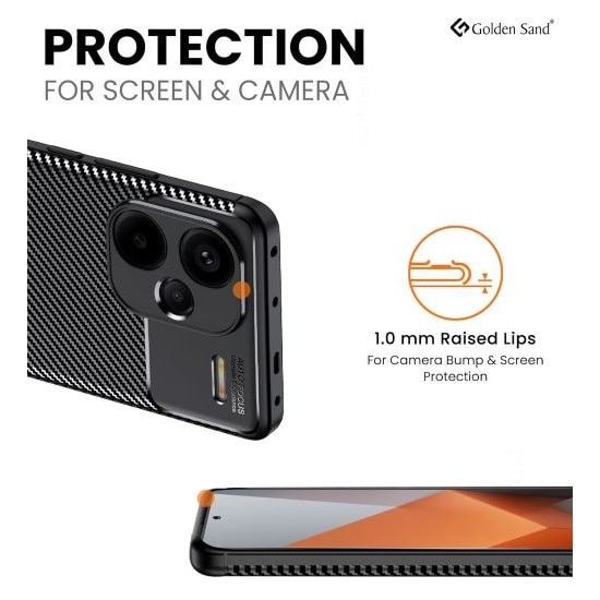 Husa Soft Carbon Fiber compatibila cu Xiaomi Redmi Note 13 Pro Plus 5G