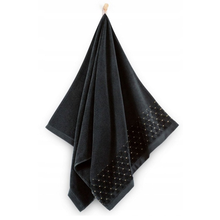 Памучна кърпа, 30x50 см, Черна