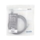 Cablu DisplayPort LogiLink, 4K/60Hz, aluminiu, negru/gri, 2m