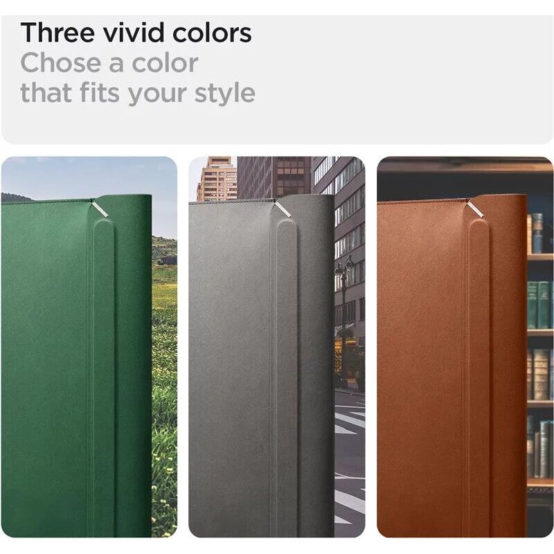 Geantă pentru laptop Spigen Valentinus S 14" Jeju Green, 241111, Geantă pentru laptop