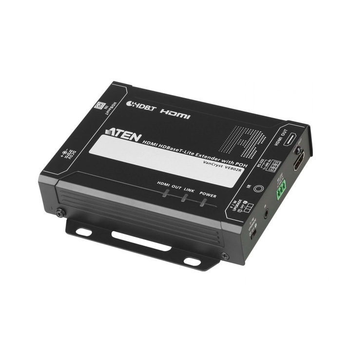 ATEN VE802R HDMI HDBaseT-Lite Receiver with POH (4K@40m) (HDBaseT Class B), 177469, Speciális átalakító