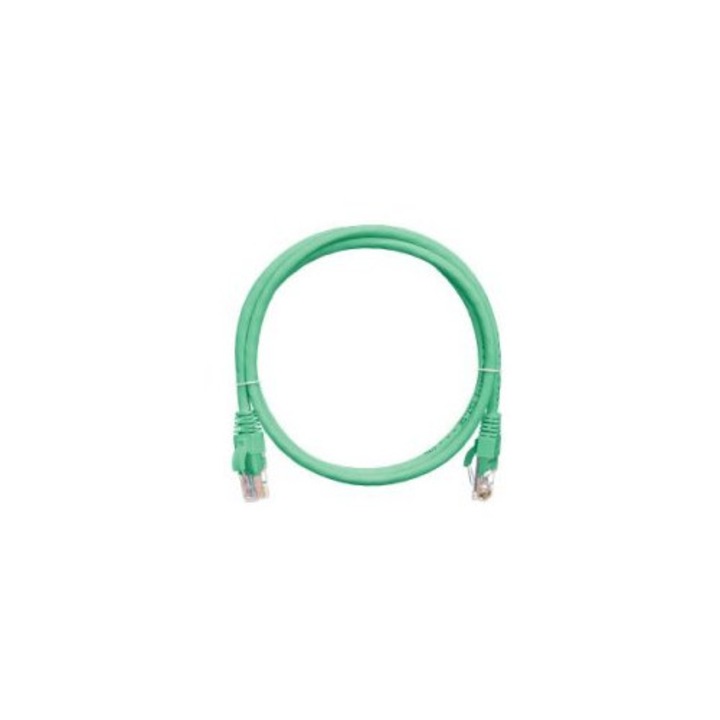 NIKOMAX CAT6 U-UTP Patch Cable 1m Green, 216420, Hálózati kábelek