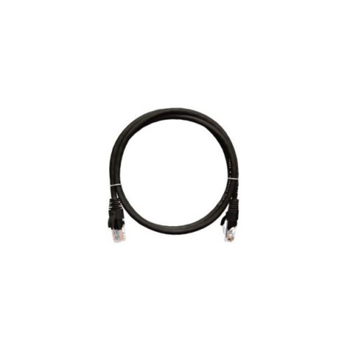 NIKOMAX CAT6A S-FTP Patch Cable 15m Black, 216206, Hálózati kábelek