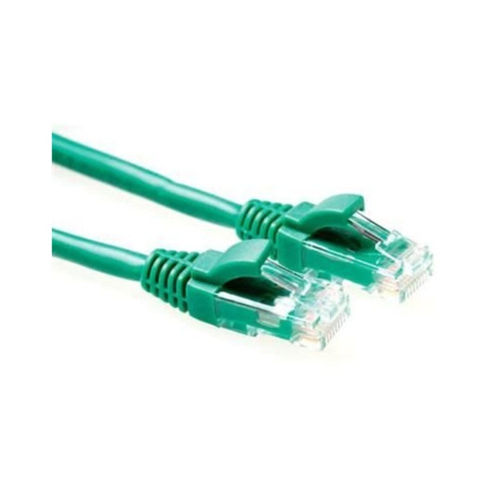 ACT CAT5e U-UTP Patch Cable 3m Green, 247497, Hálózati kábelek