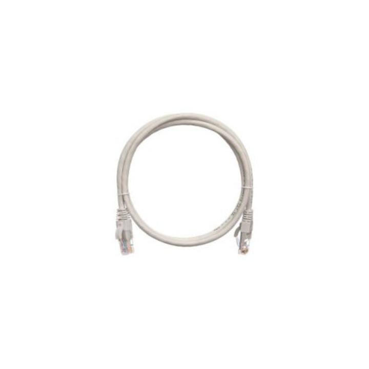 NIKOMAX CAT5e U-UTP Patch Cable 1m Grey, 216212, Hálózati kábelek