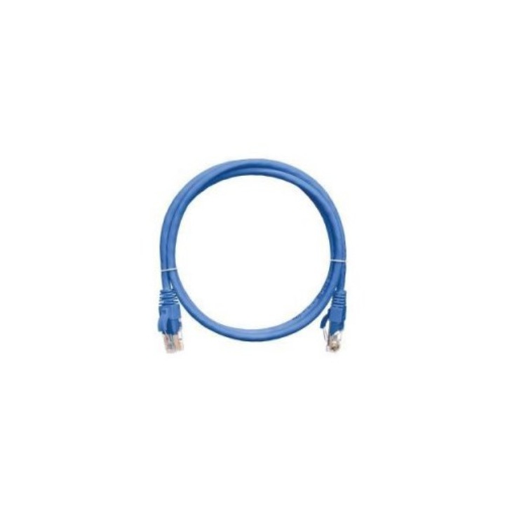 NIKOMAX CAT6 U-UTP Patch Cable 1m Blue, 217026, Hálózati kábelek