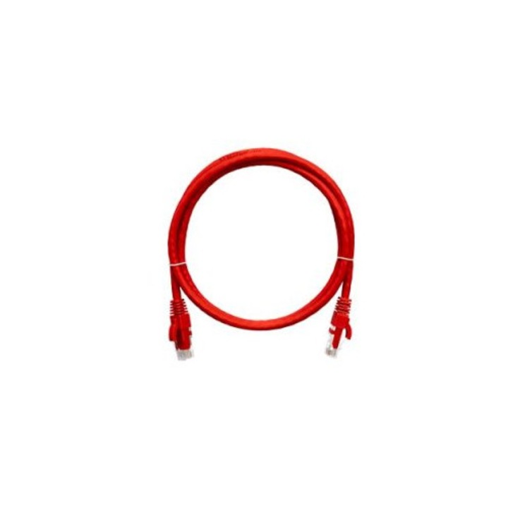 NIKOMAX CAT6 U-UTP Patch Cable 10m Red, 217529, Hálózati kábelek