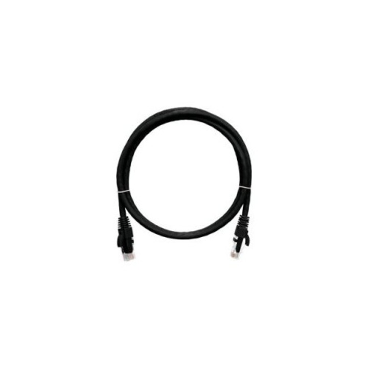 NIKOMAX CAT6 U-UTP Patch Cable 20m Black, 217032, Hálózati kábelek
