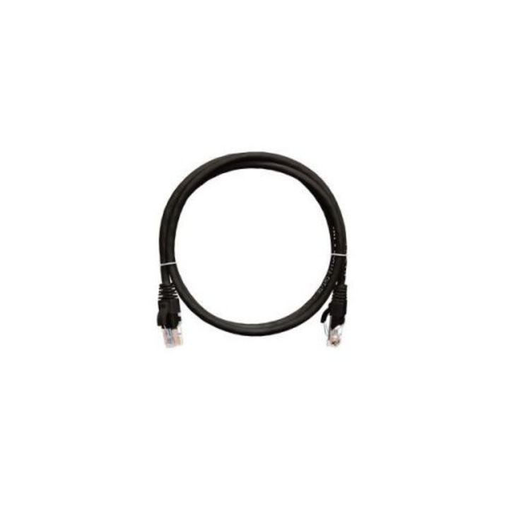 NIKOMAX CAT6A S-FTP Patch Cable 10m Black, 216205, Hálózati kábelek