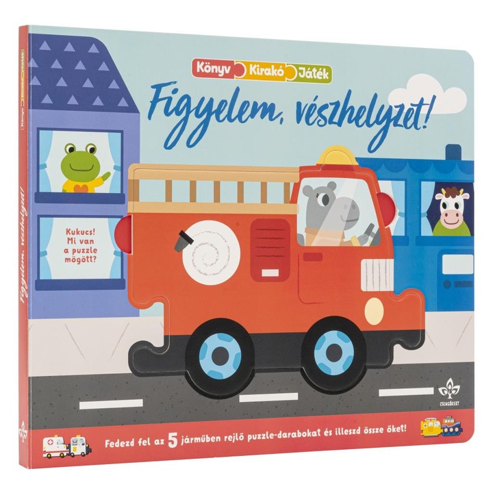 Csengőkert: Figyelem, vészhelyzet! – Fedezd fel az 5 járműben rejlő puzzle-darabokat és illeszd össze őket