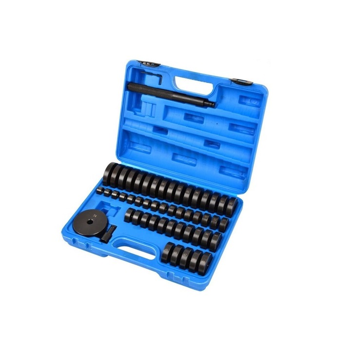 Trusa adaptoare presa extras demontat bucse bucsi rulmenti 52piese 18-74mm (FR5022)