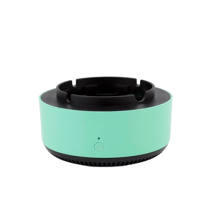 EDAR elektromos hamutartó közvetlen szívással, légtisztító negatív ionokkal, légfrissítő a kellemetlen szagok kiküszöbölésére, 360 fokos elforgatás, automatikus kikapcsolás, zöld