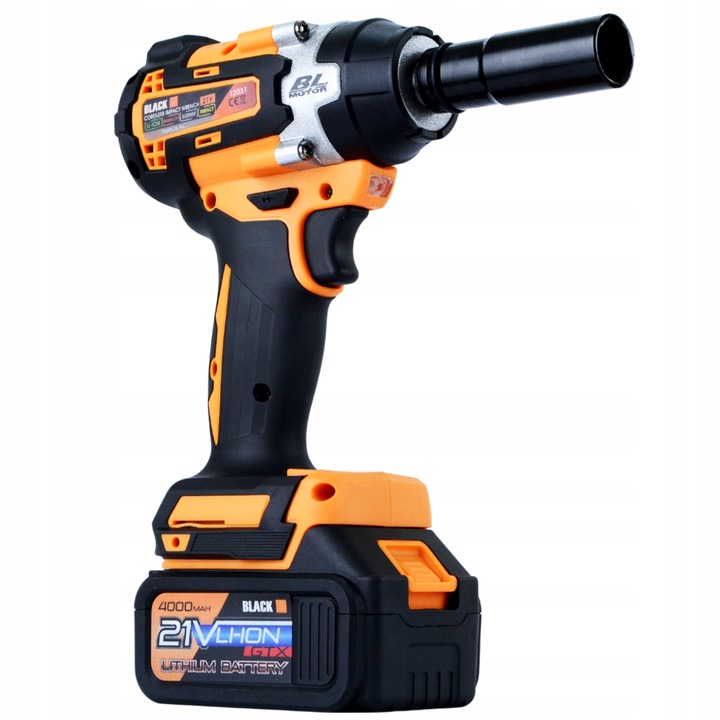 Masina de insurubat cu impact, Black, seria GTX ONE BATTERY ALL ACCES, 500Nm, 21V, greutate 1.45kg, set