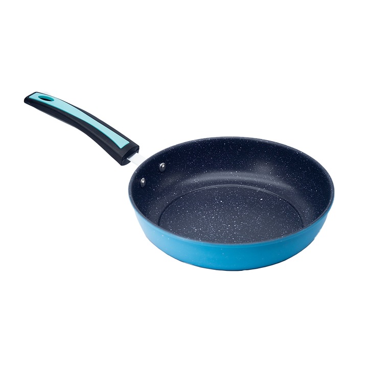 Tigaie, fara capac, acoperire antiaderent, 24 x 4,5 cm, 444002, albastru