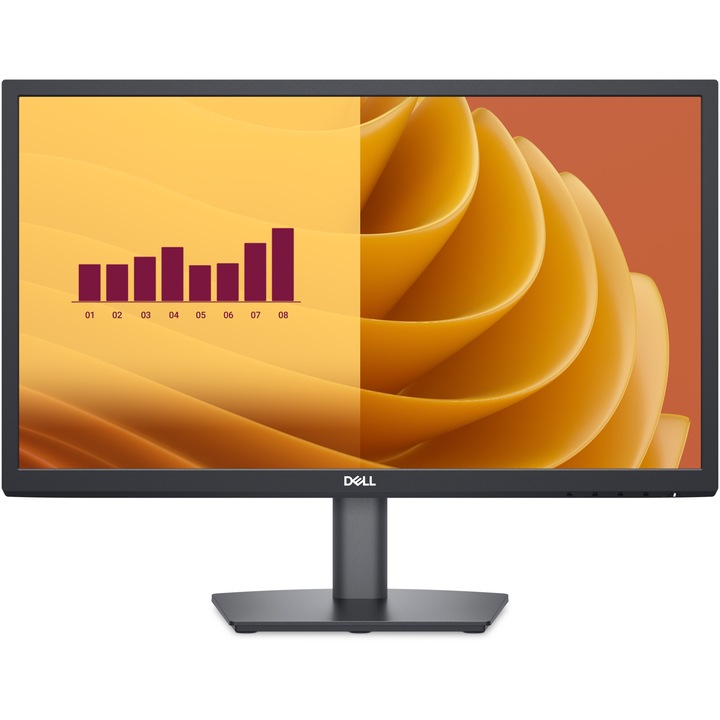 DELL E2225H LED monitor, 22", Full HD, 75 Hz, Fekete