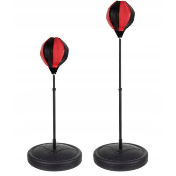 Бокс за деца Aseto Черно-Червен, Регулируема височина 70-104см