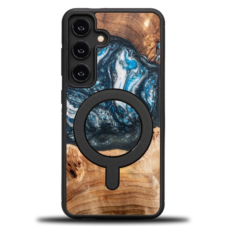 Tok, Bewood Unique Planets kompatibilis Samsung Galaxy A55 5G, Föld MagSafe