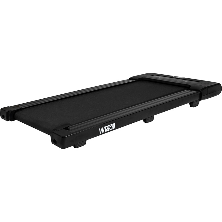 Бягаща пътека VirtuFIT WP50, повърхност за бягане 100x40, максимално тегло на потребителя 100 KG, максимална скорост 8 KM/H, с дистанционно управление и вградени Bluetooth високоговорители
