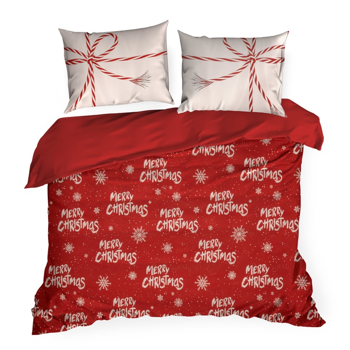 Lenjerie de pat de KEVIN craciun din microfibra 140x200 cm Eurofirany
