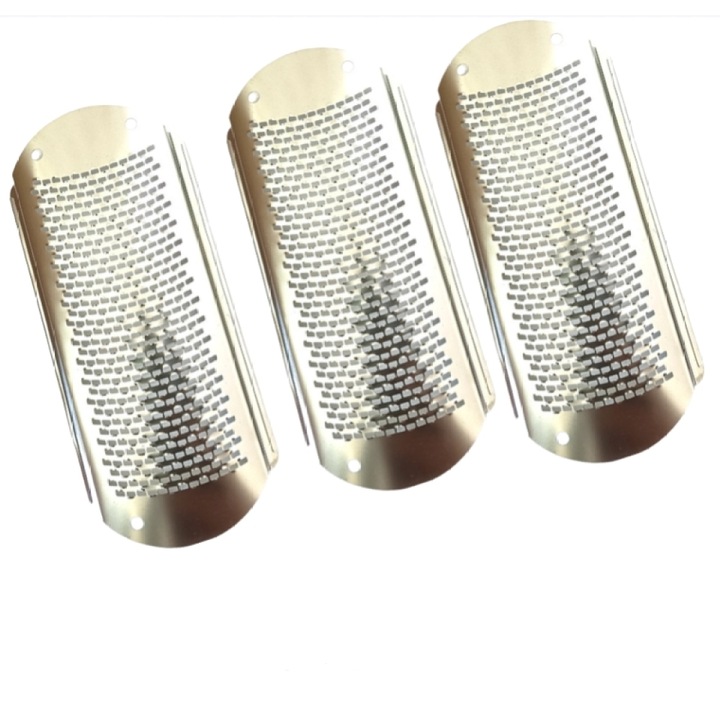 Комплект от 3 стъргалки за пети AMRINUGL, неръждаема стомана, лесни за почистване