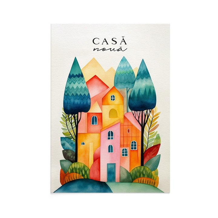 Felicitare casa noua New Home, Zizula Cards, 105 X 150 mm