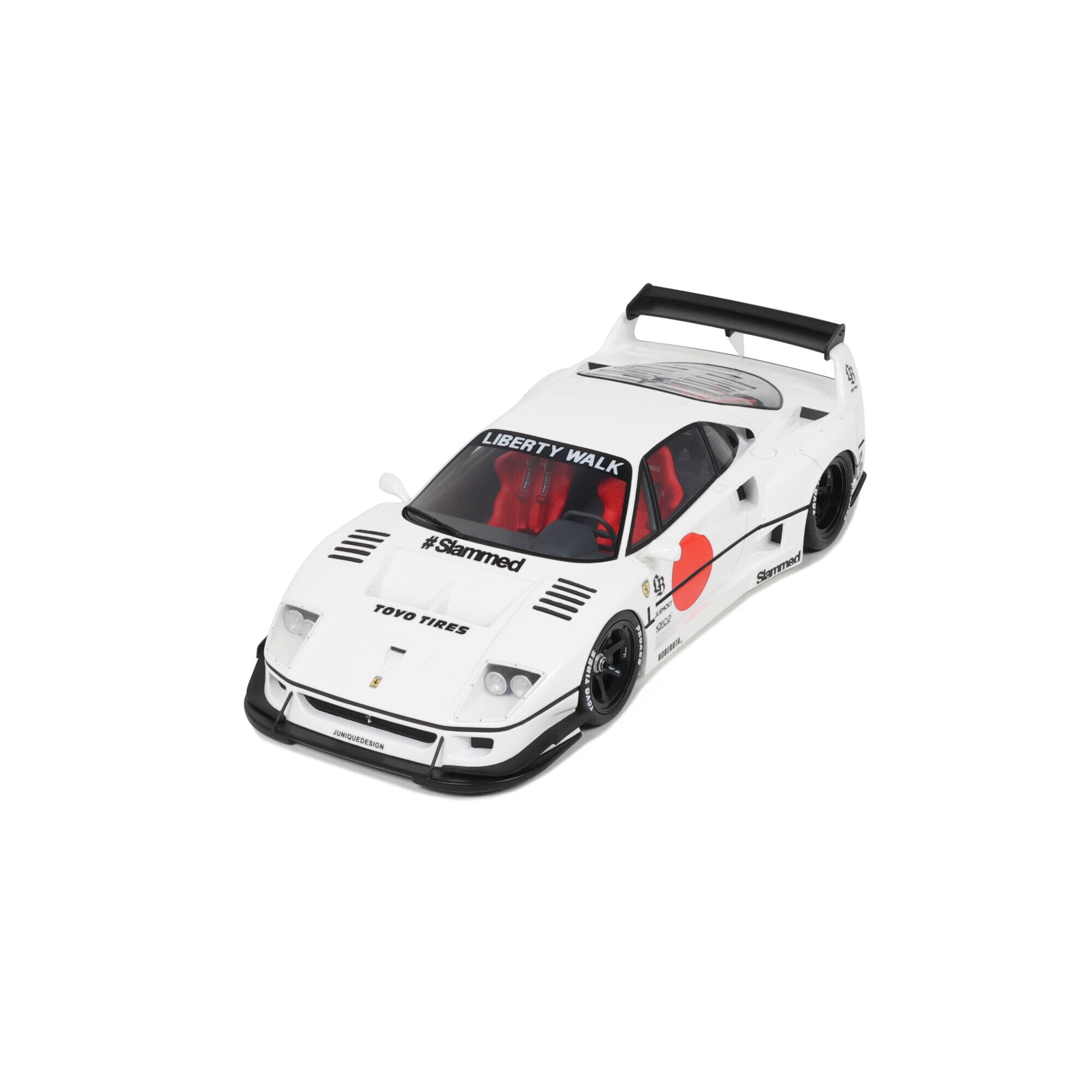 新品SOLDA F40 4個セット KITBOX / PZYmodel 1/24 レジンキット LB ワークス フェラーリ F40 6