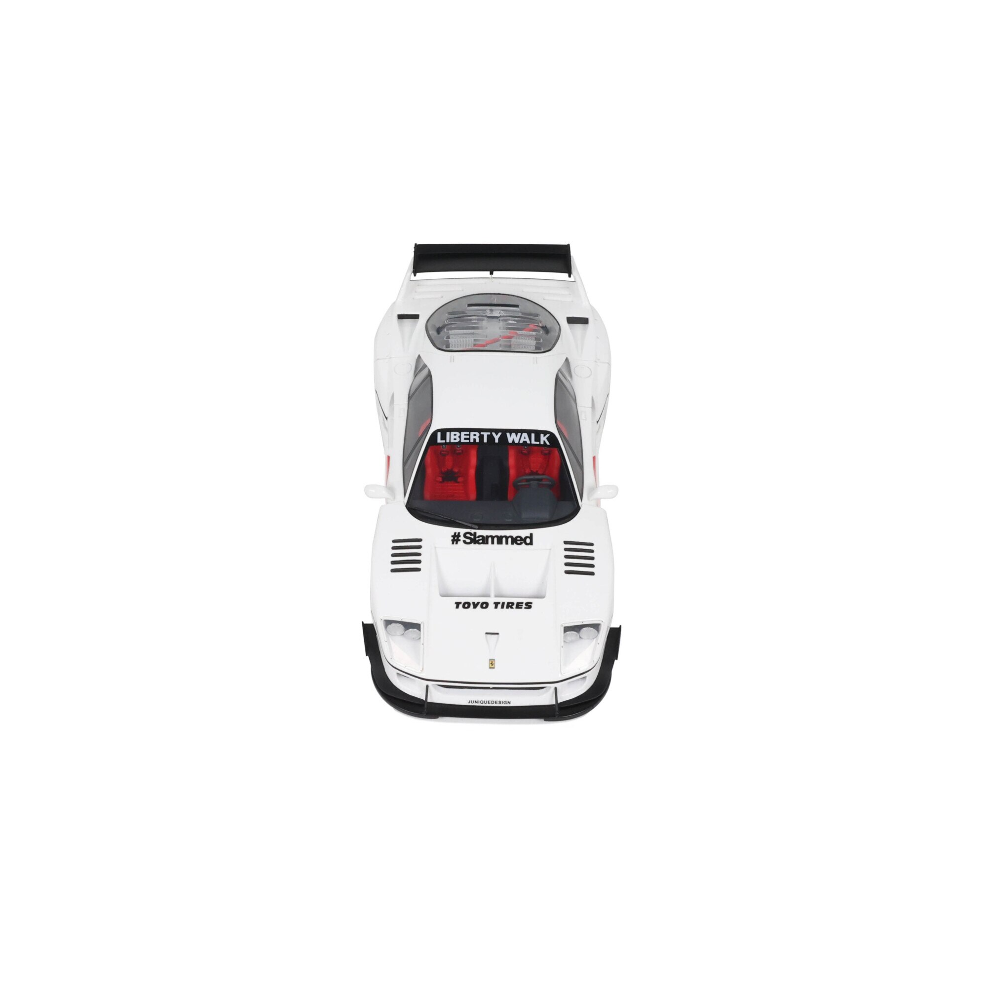 新品SOLDA F40 4個セット Macheta auto FERRARI LB-Works F40 White 2023 1:18 Gt Spirit (GT470