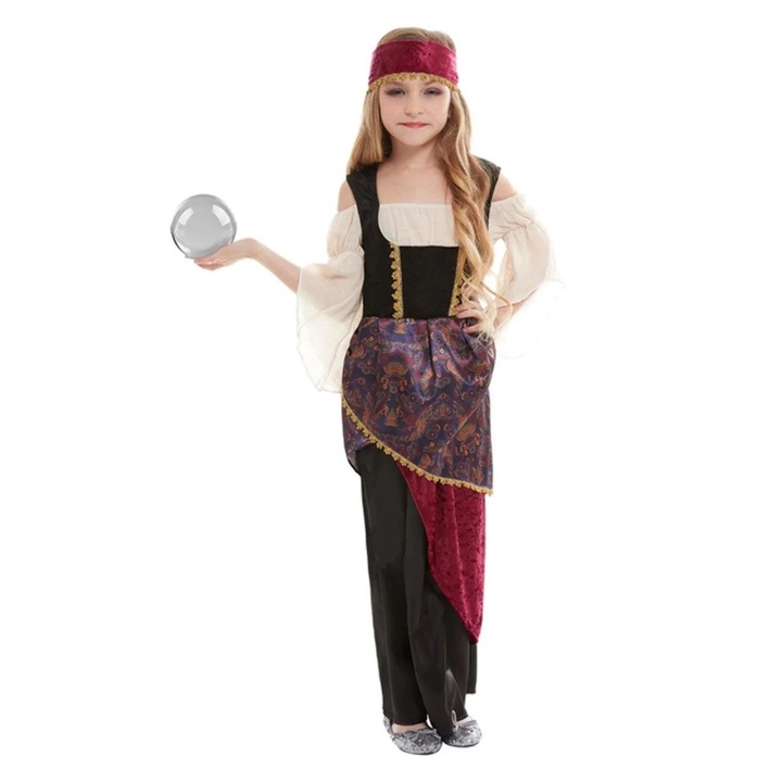 Costum ghicitoare Deluxe KidMania® pentru fete, 7-9 ani, 130-143 cm