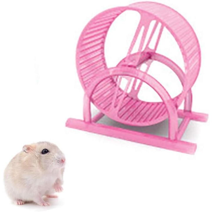 Roata Roz Roata de exercitii pentru hamsteri, AMRINUGL, acril, roz, design ...