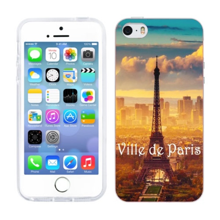 Tok kompatibilis az Apple iPhone 5S készülékkel, kompatibilis az Apple iPhone 5 Silicon Gel Tpu Model Paris modellel
