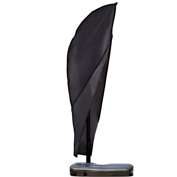 Husa protectie umbrele, AMRINUGL, 280x30x81x46cm, impermeabila, rezistenta UV, negru