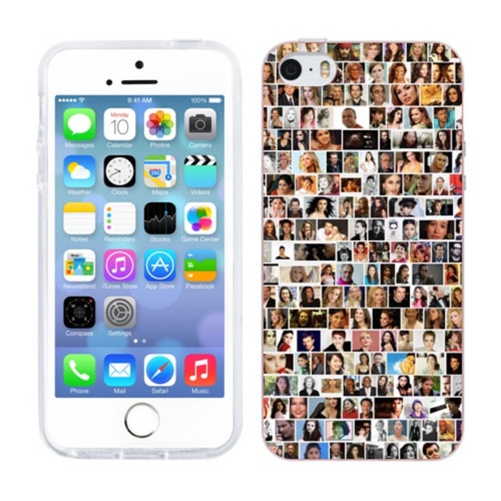 Tok kompatibilis az Apple iPhone 5S készülékkel, kompatibilis az Apple iPhone 5 szilikongél Tpu modellel Kis portrék