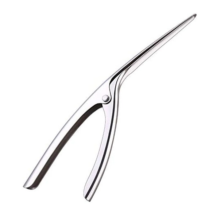 Curatator de creveti, AMRINUGL, otel inoxidabil, 20.5cm, argintiu