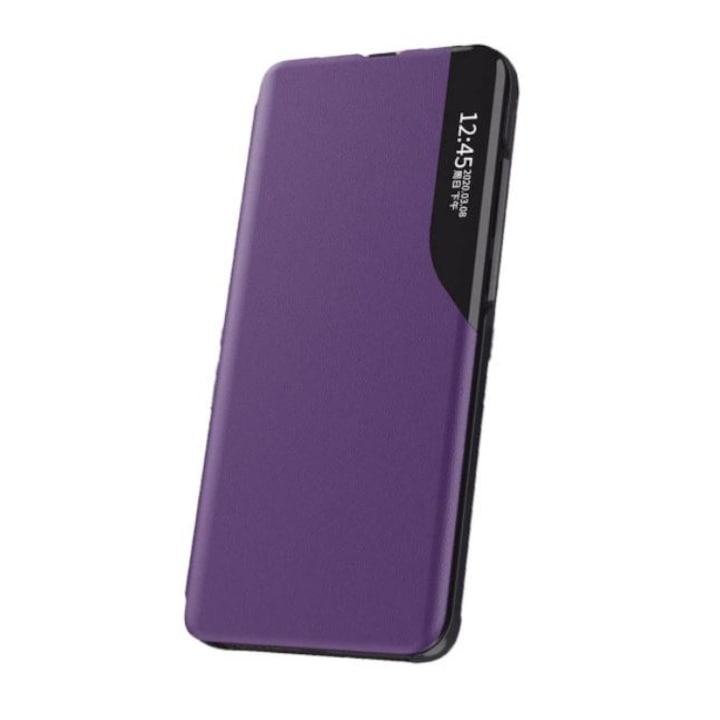 Husa tip carte cu inchidere magnetica pentru Huawei P30, Mov