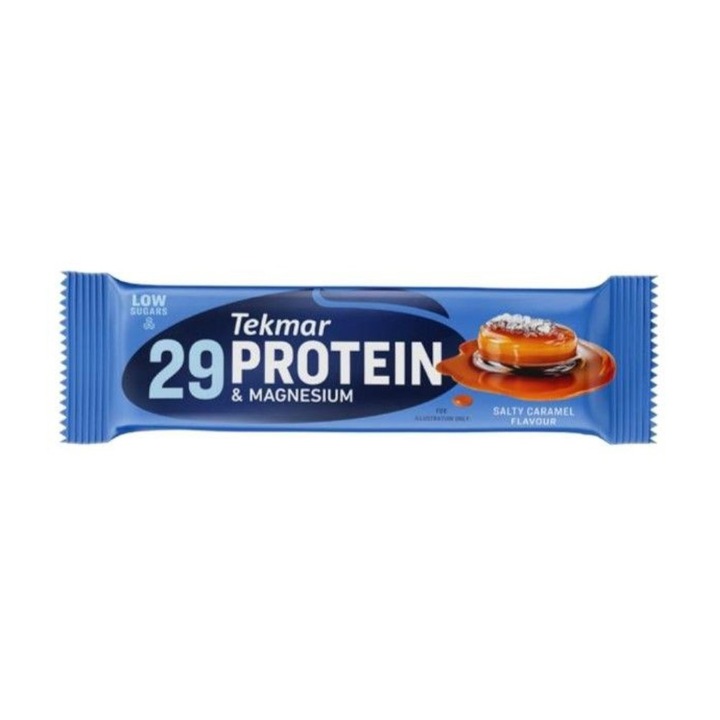 Set 2 x Baton Proteic cu Aroma de Caramel Sarat, 29% Proteine, Tekmar, 40 g