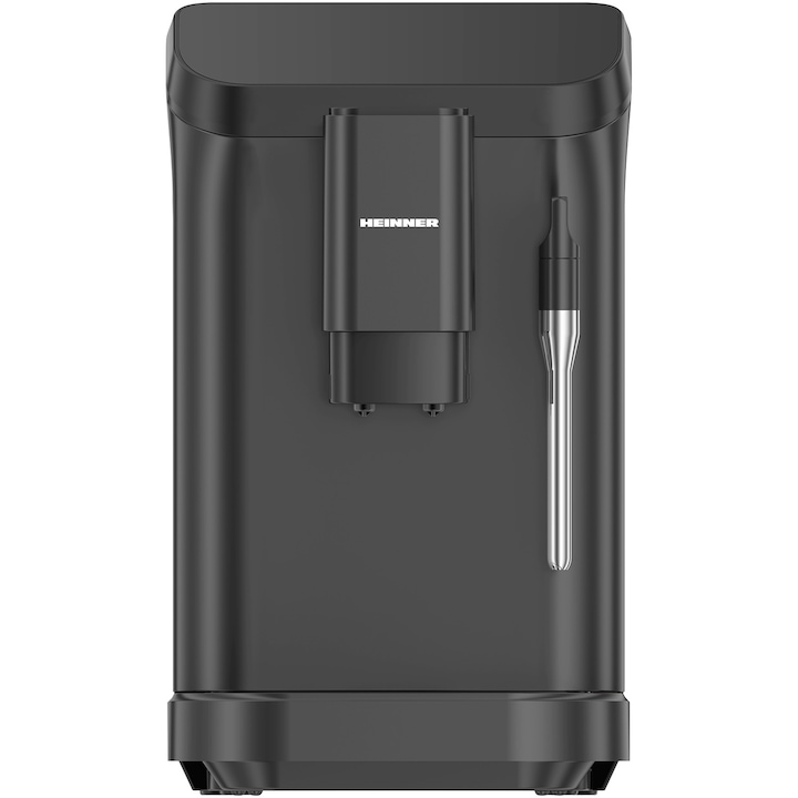 Кафеавтомат Heinner Buongiorno HEMA-D20DBK, 1350W, 20 бара, Капацитет на резервоара за вода 1.5 л, Капацитет на отделението за зърна 190 гр, Черен