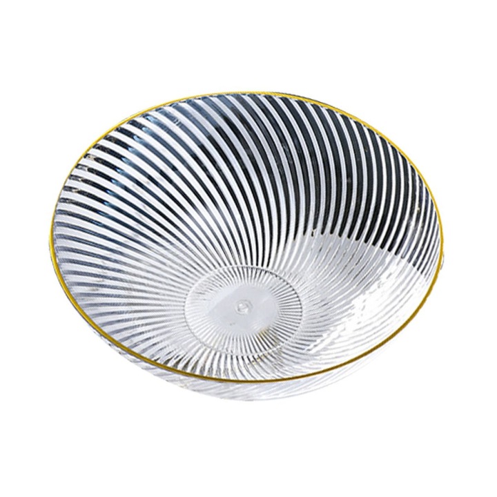 Гастронорм тава, 25 см, стъкло с деликатен модел, за събития, многоцветна