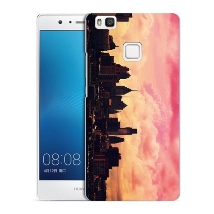 Кейс съвместим с Huawei P9 Lite Silicon Gel Tpu Модел Vertical City