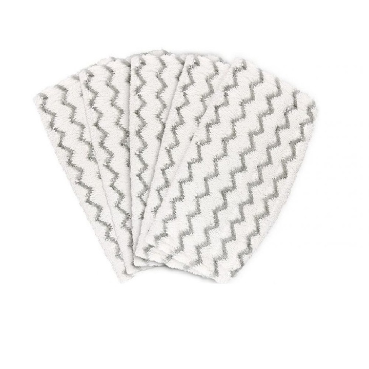 4 db-os csere mop gőzfelmosó készlet, AMRNUGL, szürke, 32x17x0,6cm