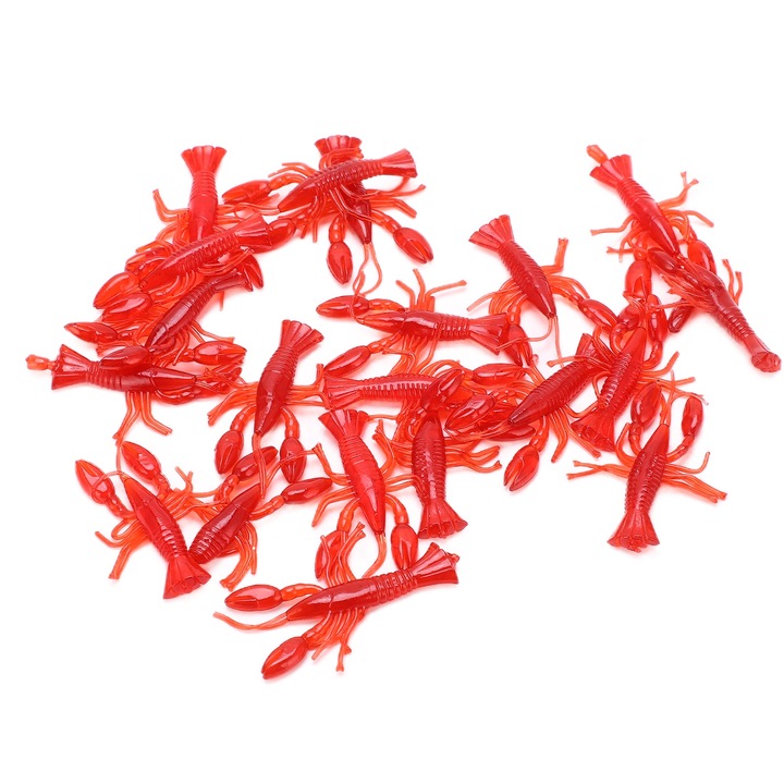 Világító, puha, tartós, valósághű garnéla csali Enforose horgászathoz