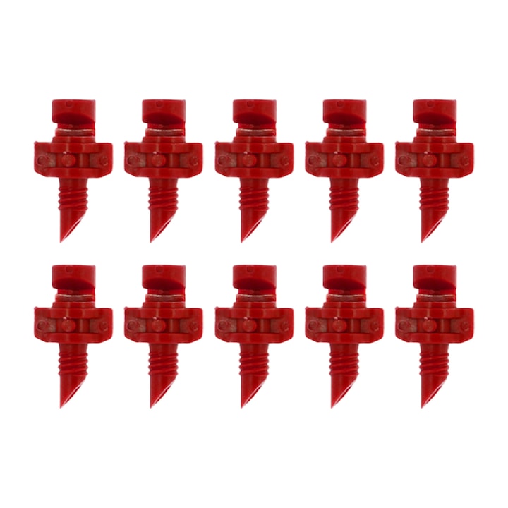 Set 10 duze pulverizatoare HERUSI, reglabile, antiderapante, pentru irigare, multicolor
