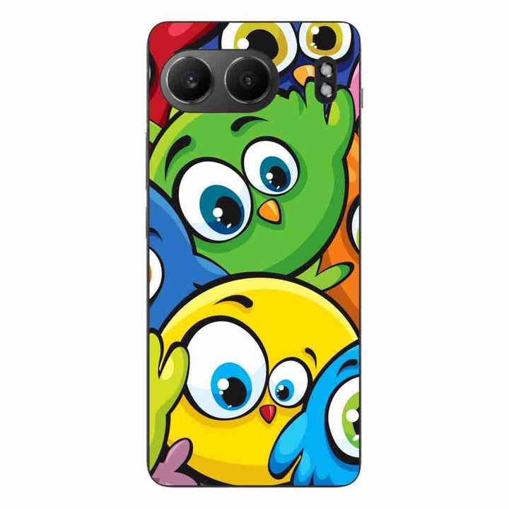 Tok kompatibilis a OnePlus Nord 4 Silicon Gel Tpu Model Colorful Owls termékkel