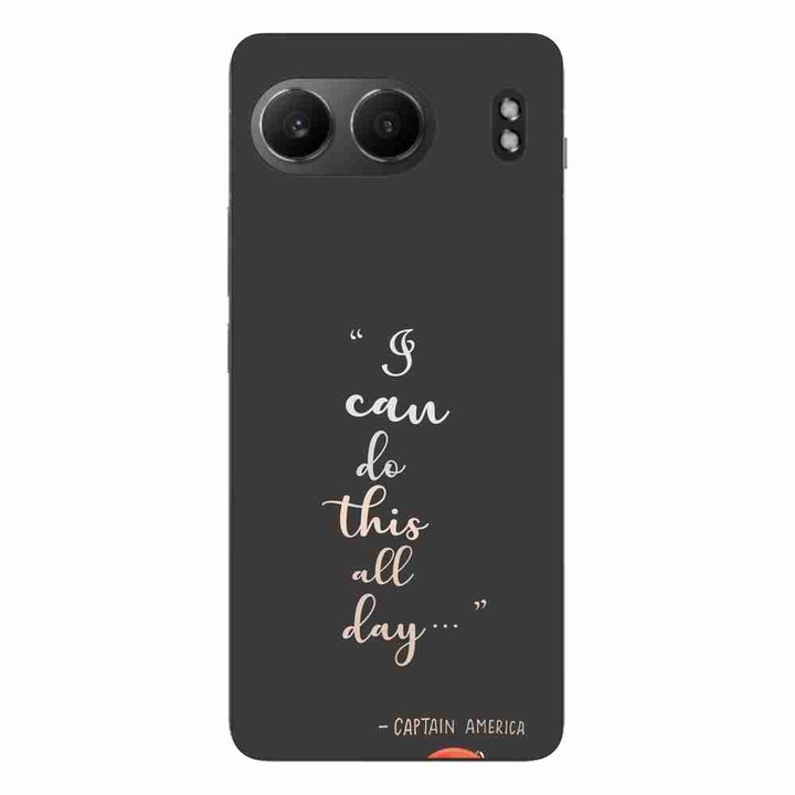 Калъф, съвместим с модел OnePlus Nord 4 Silicon Gel Tpu Съобщение Мога да правя това цял ден