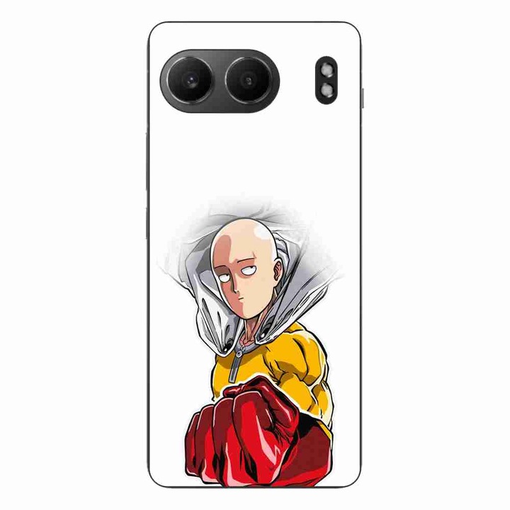 Tok kompatibilis a OnePlus Nord 4 Silicon Gel Tpu Model One Punch Man Saitama termékkel