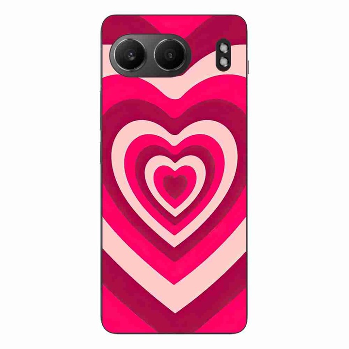 Tok kompatibilis a OnePlus Nord 4 Silicon Gel Tpu modellel Powerpuff Girls Heart Deep Pink