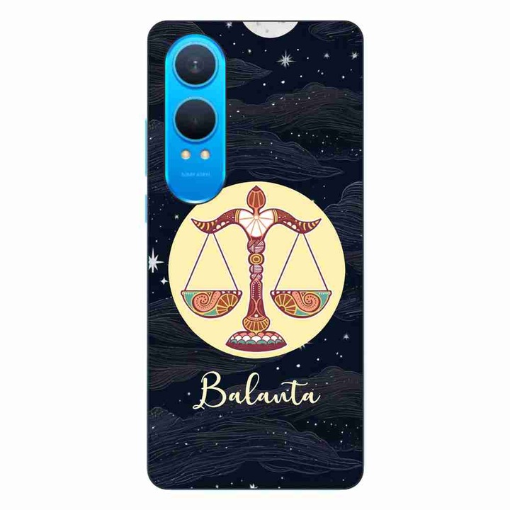 A burkolat kompatibilis a OnePlus Nord CE4 Lite Silicon Gel Tpu Model Horoscope Libra termékkel